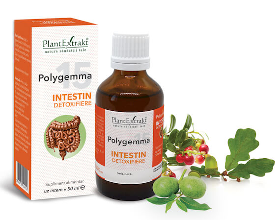 Polygemma 15 - Intestin detoxifiere 